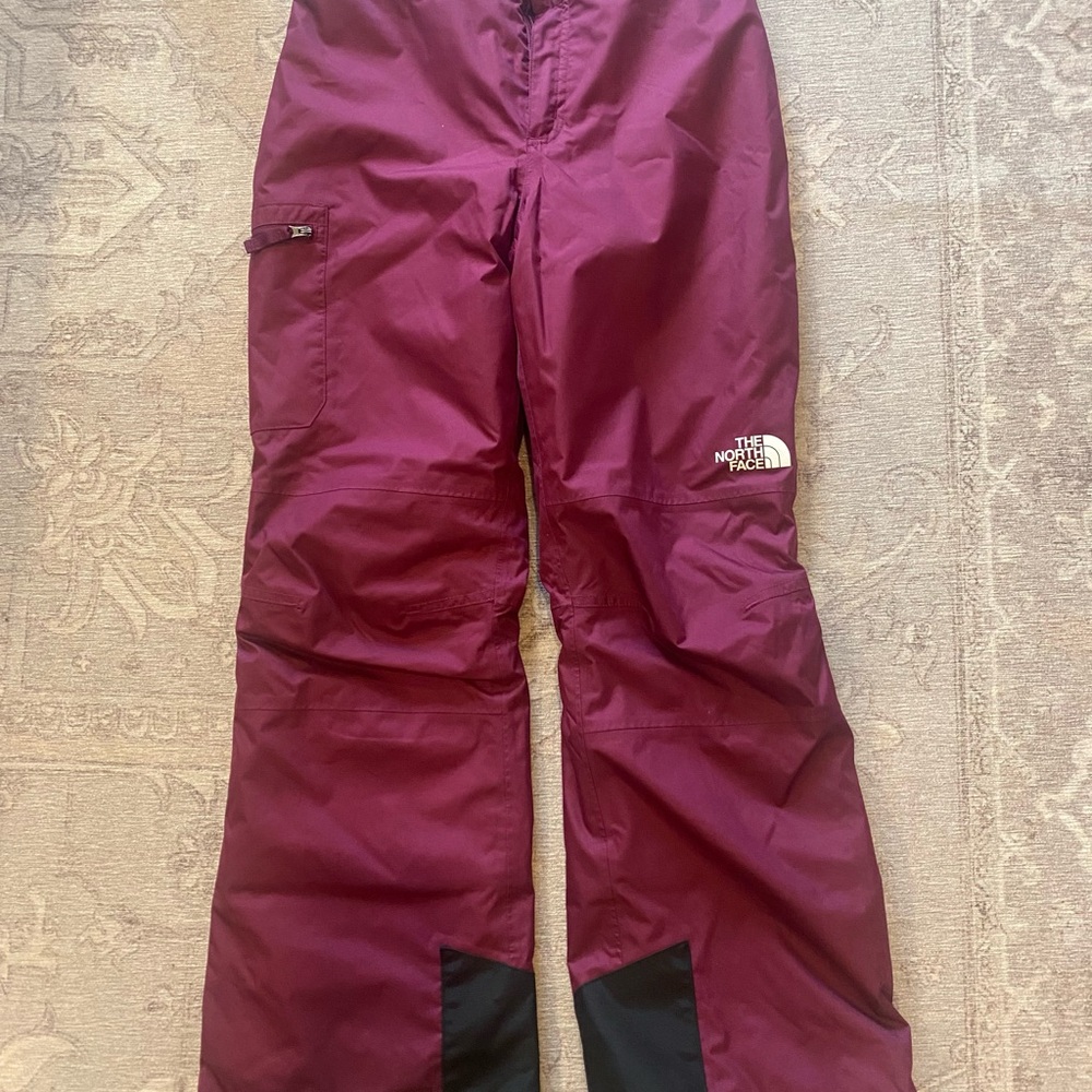 The North Face Kids' Maroon Snow Pants